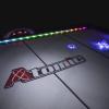 imageAtomic Top Shelf 75 Air Hockey Table with 120V Motor for Maximum Air Flow HighSpeed PVC Playing Surface for ArcadeStyle Play and Multicolor LED LumenX Technology to Illuminate Play