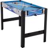 imageTriumph 13in1 Combo Game Table Includes Basketball Table Tennis Billiards Push Hockey Launch Football Baseball TicTacToe and Skee Bean Bag Toss