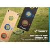 imageTriumph Sports 2in1 Bag Toss Washer Toss Combo  Includes 2 Game Platforms 6 Toss Bags 6 Washers Medium