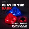 imageTriumph Sports Fire n Ice LED LightUp 54quot Air Hockey Table Includes 2 LED Hockey Pushers and LED Puck
