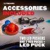imageTriumph Sports Fire n Ice LED LightUp 54quot Air Hockey Table Includes 2 LED Hockey Pushers and LED Puck