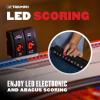 imageTriumph Sports Fire n Ice LED LightUp 54quot Air Hockey Table Includes 2 LED Hockey Pushers and LED Puck