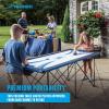 imageTriumph Sports Portable Pop Up Folding Billiards and Air Hockey Tables Instant Assembly and Accessories Included