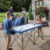 imageTriumph Sports Portable Pop Up Folding Billiards and Air Hockey Tables Instant Assembly and Accessories Included