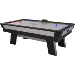 imageAtomic Top Shelf 75 Air Hockey Table with 120V Motor for Maximum Air Flow HighSpeed PVC Playing Surface for ArcadeStyle Play and Multicolor LED LumenX Technology to Illuminate Play