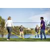 imageTriumph Sports MultiSport Versatile Combo Outdoor Game Net Set Includes Volleyball Badminton and Pickleball Blue 3575102