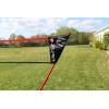 imageZume Games Portable Badminton Set with Freestanding Base  Sets Up on Any Surface in Seconds  No Tools or Stakes RequiredRedBlackGreen