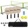 imageTriumph Sports 4 Square VolleyballBadminton Combo and Pickleball Combo Accessories Included  Multiple Styles AvailablePickleball