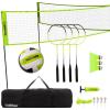 imageTriumph Sports 4 Square VolleyballBadminton Combo and Pickleball Combo Accessories Included  Multiple Styles AvailableVolleyball Badminton