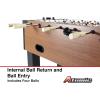 imageAtomic Gladiator Foosball Table with Integrated Cup Holders and Abacus Scoring