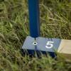 imageTriumph Sports Triumph Compact and Portable Wood Ring Toss with 1 Wooden 5Peg Target 2 Red Rope Toss Rings and 2 Blue Rope Toss Rings