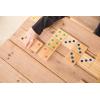 imageTriumph 28Piece Wood Lawn Outdoor LargeFormat Domino Set Includes Storage Carry Bag