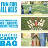 imageTriumph Premium Kubb Set  Includes 10 Kubb Blocks 6 Tossing Dowels 1 King Kubb 4 Corner Pegs