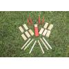 imageTriumph Premium Kubb Set  Includes 10 Kubb Blocks 6 Tossing Dowels 1 King Kubb 4 Corner Pegs
