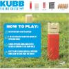 imageTriumph Premium Kubb Set  Includes 10 Kubb Blocks 6 Tossing Dowels 1 King Kubb 4 Corner Pegs