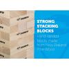 imageTriumph Sports Triumph Large Tumble Tower  Includes 54 Wood Tumble Blocks and Carry Case