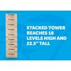 imageTriumph Sports Triumph Large Tumble Tower  Includes 54 Wood Tumble Blocks and Carry Case