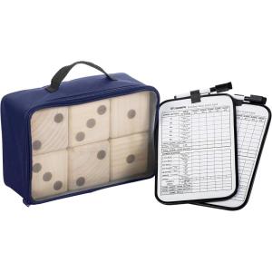 imageTriumph Sports 3573352 Giant Wooden Lawn Dice Set Brown One Size
