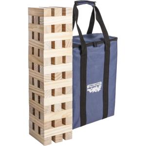 imageTriumph Sports Triumph Giant Tumble Tower  Includes 51 Solid Wood Tumble Blocks and Carry Bag