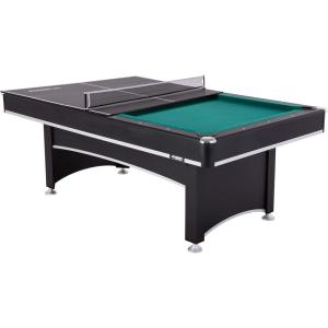 imageTriumph Sports Phoenix 7 Billiard Table with Table Tennis Conversion Top for a Game of Pool or an ActionPacked Table Tennis Game
