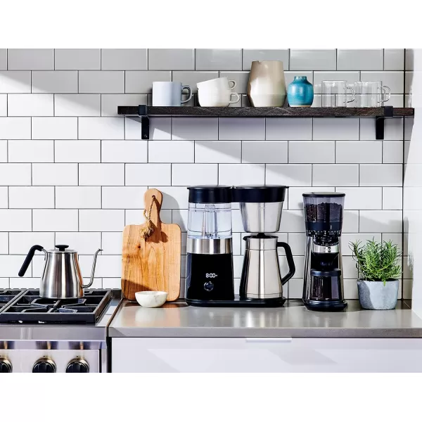 OXO Brew 9 Cup Stainless Steel Coffee Maker,Silver, Black