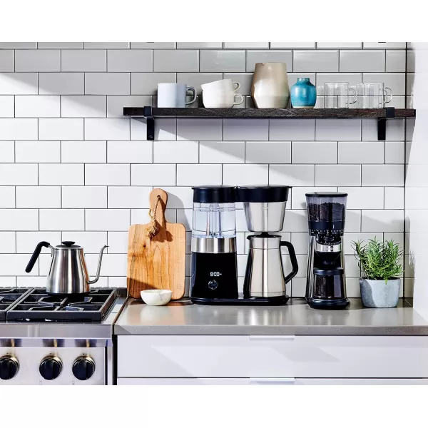 OXO Brew 9 Cup Stainless Steel Coffee Maker,Silver, Black