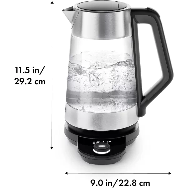 OXO Brew Adjustable Temperature Kettle, Electric, Clear