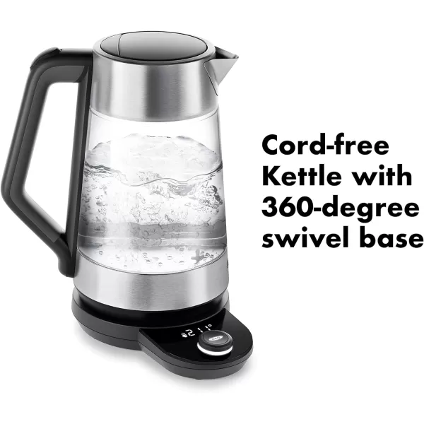 OXO Brew Adjustable Temperature Kettle, Electric, Clear