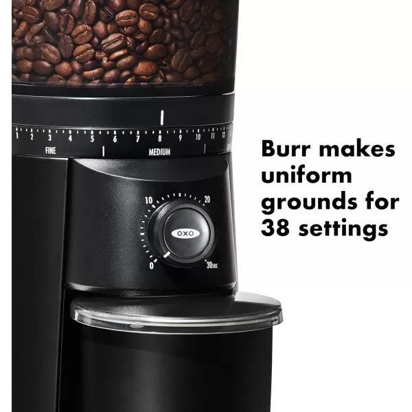 OXO Brew Conical Burr Coffee Grinder , Silver