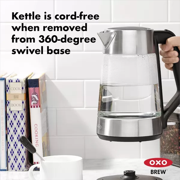 OXO Brew Cordless Glass Electric Kettle - 1.75 L