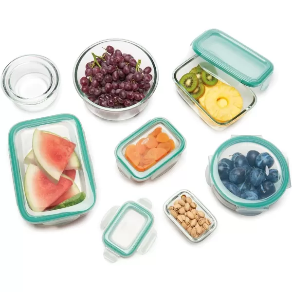 OXO Good Grips 4 Ounce Smart Seal Glass Rectangle Food Storage Container)