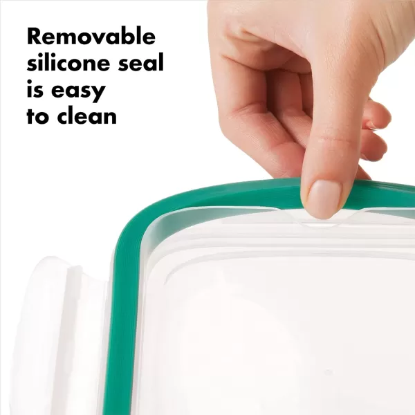 OXO Good Grips 4 Ounce Smart Seal Glass Rectangle Food Storage Container)