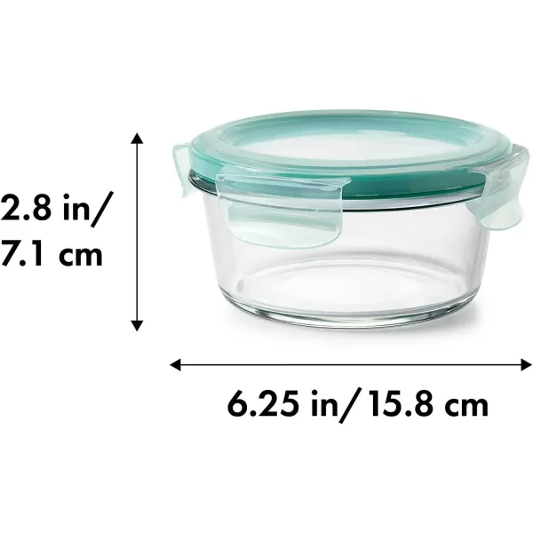 OXO Good Grips 7 Cup Smart Seal Glass Round Food Storage Container