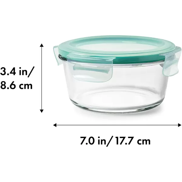 OXO Good Grips 7 Cup Smart Seal Glass Round Food Storage Container