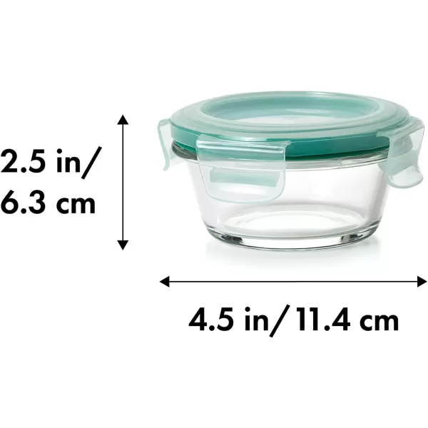 OXO Good Grips 7 Cup Smart Seal Glass Round Food Storage Container