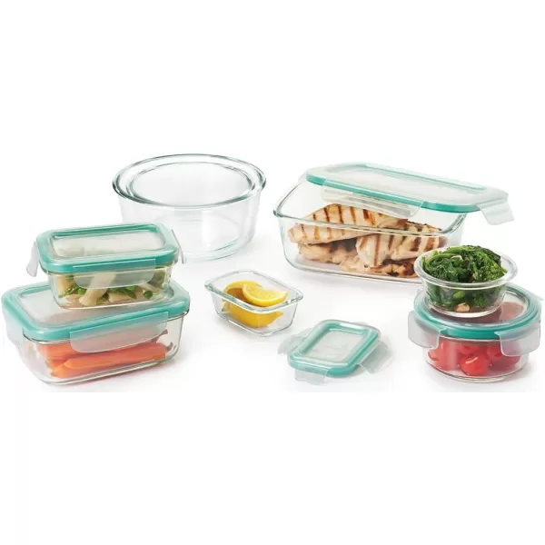 OXO Good Grips 8 Cup Smart Seal Glass Rectangle Container