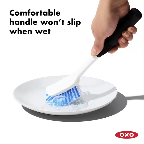 OXO Good Grips Dish Brush, White/Black, 1EA)