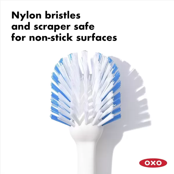 OXO Good Grips Dish Brush, White/Black, 1EA)