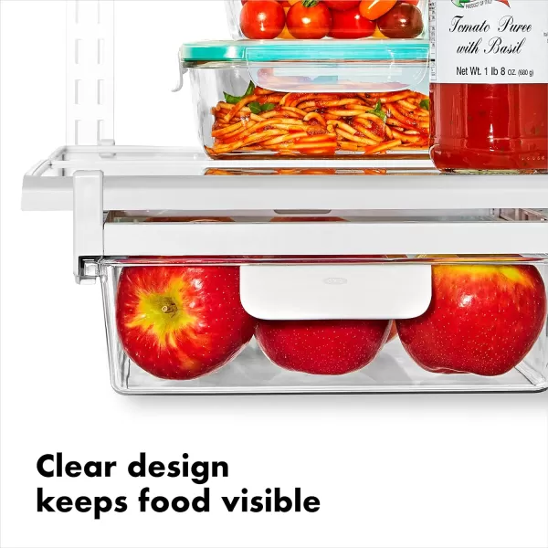 OXO Good Grips Fridge Egg Holder with Removable Tray and Lid