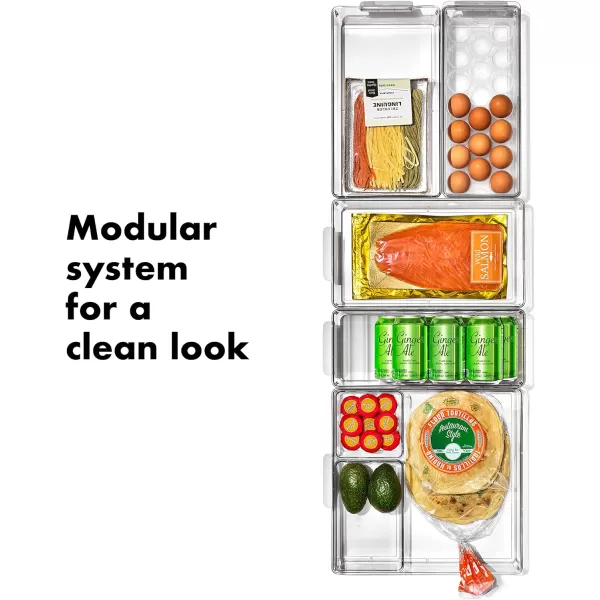 OXO Good Grips Fridge Egg Holder with Removable Tray and Lid
