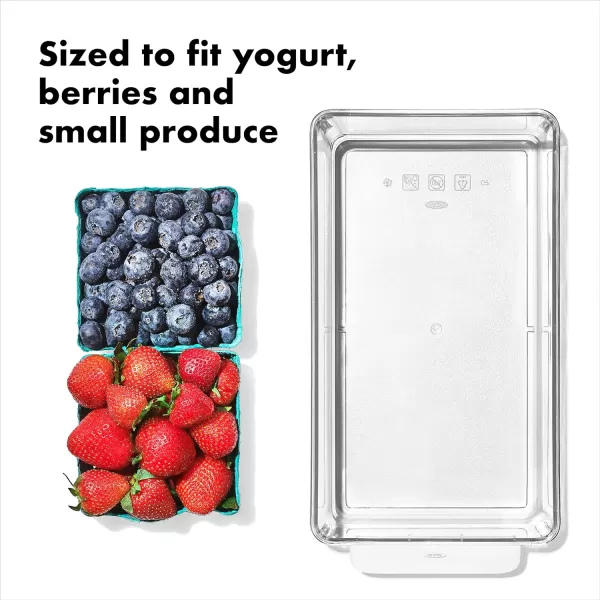OXO Good Grips Fridge Egg Holder with Removable Tray and Lid