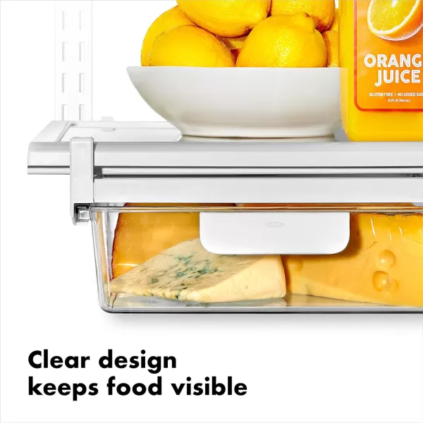 OXO Good Grips Fridge Egg Holder with Removable Tray and Lid