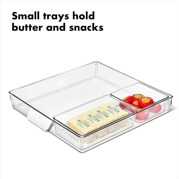 OXO Good Grips Fridge Egg Holder with Removable Tray and Lid