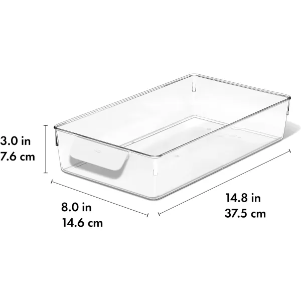 OXO Good Grips Fridge Egg Holder with Removable Tray and Lid