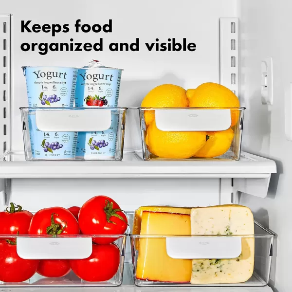 OXO Good Grips Fridge Egg Holder with Removable Tray and Lid