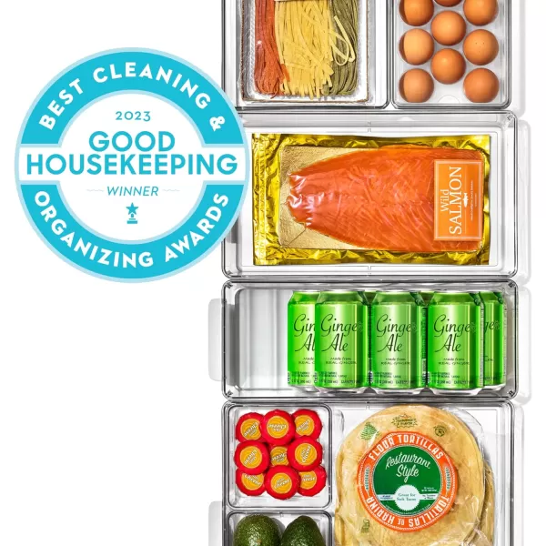 OXO Good Grips Fridge Egg Holder with Removable Tray and Lid