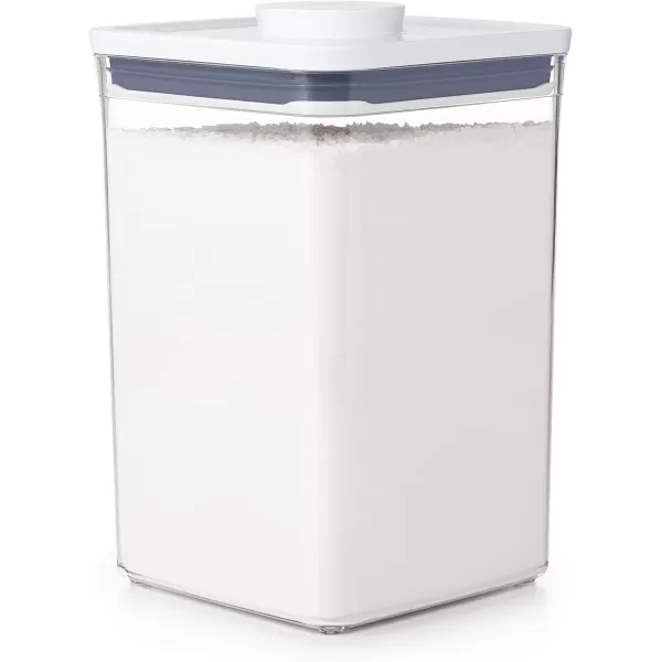 OXO Good Grips POP Container - Airtight Food Storage - Big Square Medium 4.4 Qt Ideal for 5lbs of flour or sugar