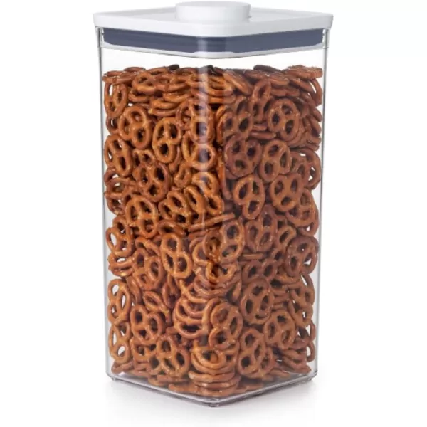 OXO Good Grips POP Container - Airtight Food Storage - Big Square Medium 4.4 Qt Ideal for 5lbs of flour or sugar
