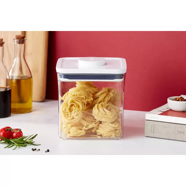 OXO Good Grips POP Container - Airtight Food Storage - Big Square Medium 4.4 Qt Ideal for 5lbs of flour or sugar