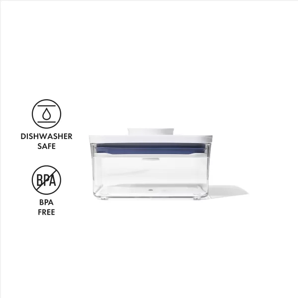 OXO Good Grips POP Container - Airtight Food Storage - Big Square Medium 4.4 Qt Ideal for 5lbs of flour or sugar